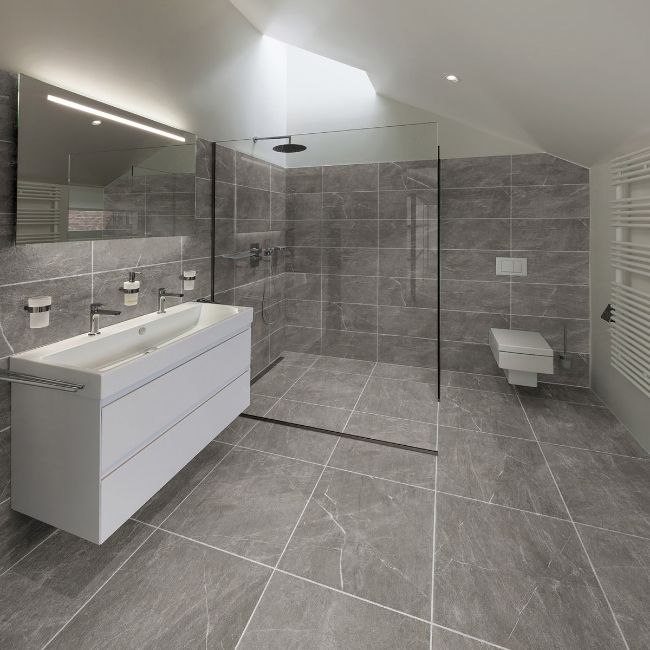 Quality Matt Grey Italian Porcelain Tiles Stonesuperstore