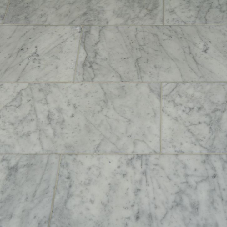 Italian Bianco Carrara Marble Tiles - Honed | StoneSuperstore