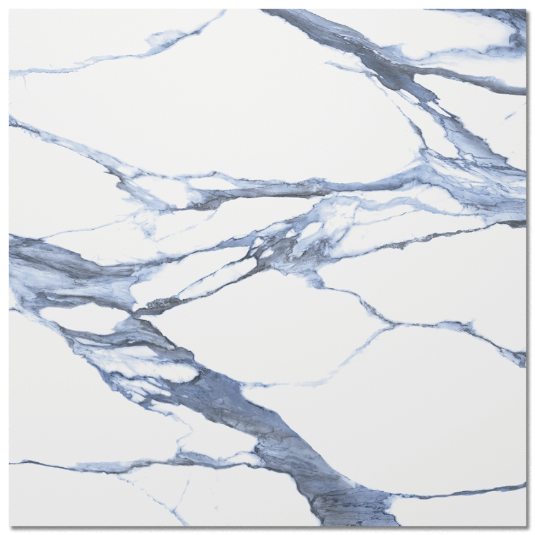 Carrara Blue Polished Marble Effect Tiles | StoneSuperstore