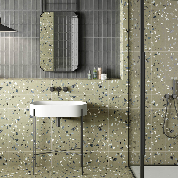 Shop Shellstone Olive Pattern Tiles Online 