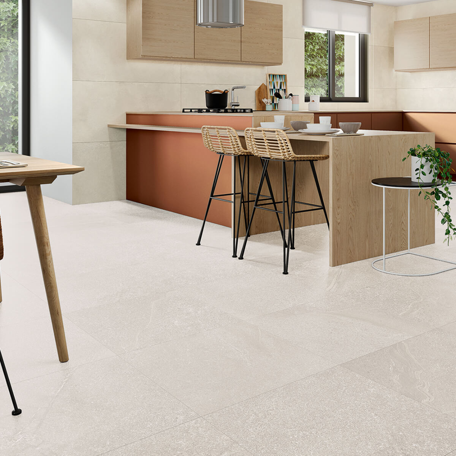 Clifton Cream Porcelain Tiles - Matt Stone Finish | StoneSuperstore