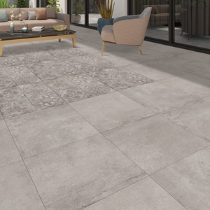 Picture of Portobello Grey Outdoor Porcelain Paving Slab Tiles