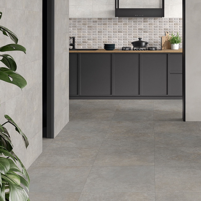 Shop Chelsea Graphite Concrete Effect Tiles Online | StoneSuperstore