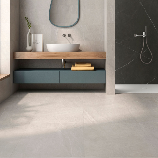 Quartz Stone Sand Stone Effect Porcelain Tiles - 60x60cm | StoneSuperstore