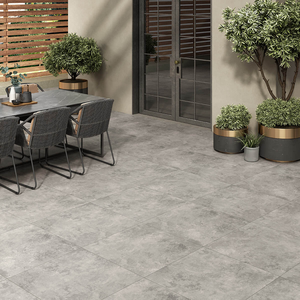 Picture of Harlem Grey Concrete Porcelain Paving Slabs