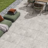 Picture of Harlem Ash Concrete Porcelain Paving Slabs