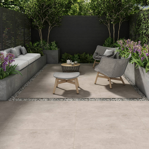 Picture of Harlem Ash Concrete Porcelain Paving Slabs