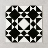 Picture of Marlow Black Patterned Tiles
