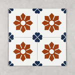 Picture of Retro Flower Patterned Tiles