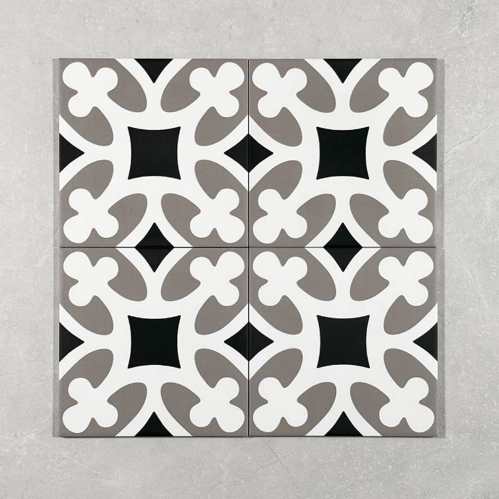 Shop Retro Grigio Pattern Tiles Online | StoneSuperstore