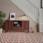 Picture of Marlow Red Patterned Tiles