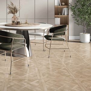 Picture of Parquet Brown Porcelain Tiles