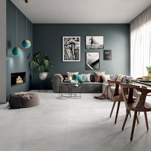 Picture of Phase Silver Concrete-Effect Porcelain Tiles