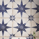 Picture of Celestial Blue Patterned Tiles