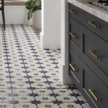 Picture of Celestial Blue Patterned Tiles