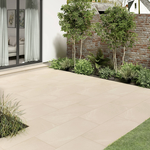 Picture of Axis Crema Outdoor Porcelain Paving Slab Tiles