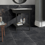 Picture of Firenza Nero Marquina Porcelain Tiles