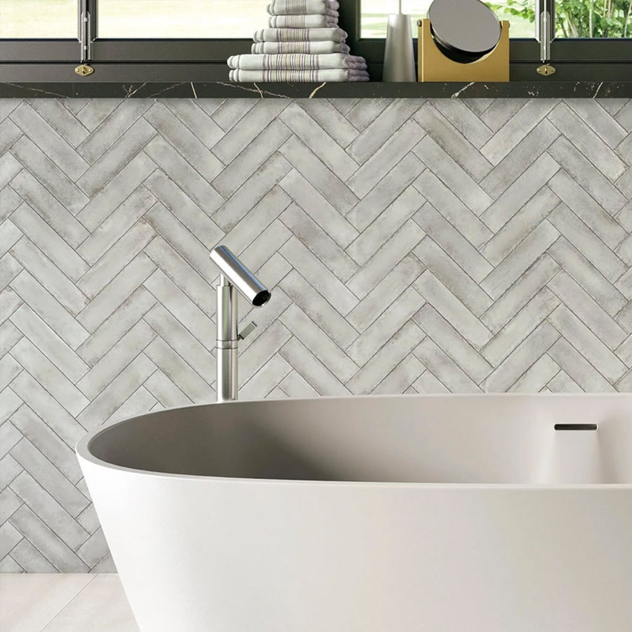 Bathroom Feature Wall Tile Ideas | StoneSuperstore | StoneSuperstore